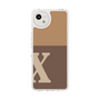Slim Protection Case［ Original - initial two tone - X brown ］