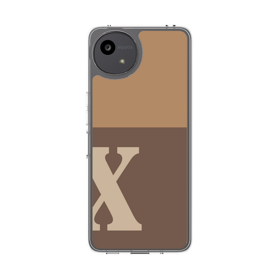 Slim Protection Case［ Original - initial two tone - X brown ］