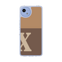 Slim Protection Case［ Original - initial two tone - X brown ］