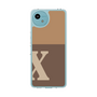 Slim Protection Case［ Original - initial two tone - X brown ］
