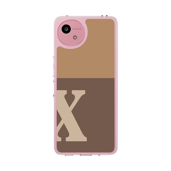 Slim Protection Case［ Original - initial two tone - X brown ］