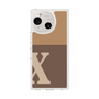 Slim Protection Case［ Original - initial two tone - X brown ］