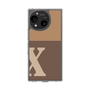 Slim Protection Case［ Original - initial two tone - X brown ］