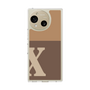 Slim Protection Case［ Original - initial two tone - X brown ］