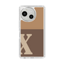 Slim Protection Case［ Original - initial two tone - X brown ］