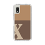 Slim Protection Case［ Original - initial two tone - X brown ］