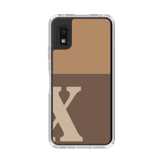 Slim Protection Case［ Original - initial two tone - X brown ］