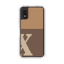 Slim Protection Case［ Original - initial two tone - X brown ］