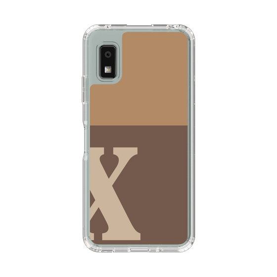 Slim Protection Case［ Original - initial two tone - X brown ］