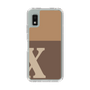 Slim Protection Case［ Original - initial two tone - X brown ］