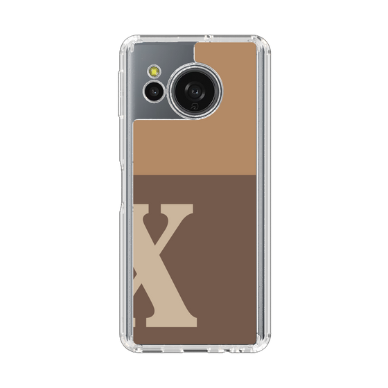 Slim Protection Case［ Original - initial two tone - X brown ］