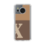 Slim Protection Case［ Original - initial two tone - X brown ］