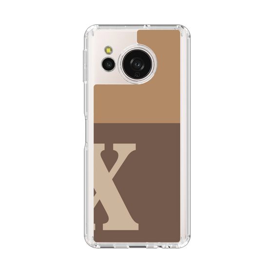 Slim Protection Case［ Original - initial two tone - X brown ］