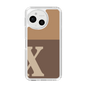 Slim Protection Case［ Original - initial two tone - X brown ］