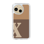 Slim Protection Case［ Original - initial two tone - X brown ］
