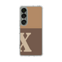 Slim Protection Case［ Original - initial two tone - X brown ］