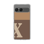 Slim Protection Case［ Original - initial two tone - X brown ］