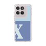 Slim Protection Case［ Original - initial two tone - X blue ］