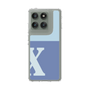 Slim Protection Case［ Original - initial two tone - X blue ］