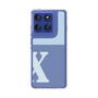 Slim Protection Case［ Original - initial two tone - X blue ］