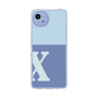 Slim Protection Case［ Original - initial two tone - X blue ］