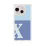 Slim Protection Case［ Original - initial two tone - X blue ］