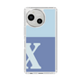 Slim Protection Case［ Original - initial two tone - X blue ］