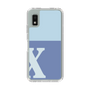Slim Protection Case［ Original - initial two tone - X blue ］