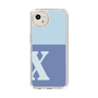 Slim Protection Case［ Original - initial two tone - X blue ］