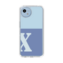 Slim Protection Case［ Original - initial two tone - X blue ］