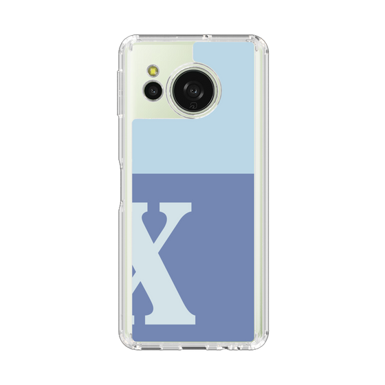 Slim Protection Case［ Original - initial two tone - X blue ］