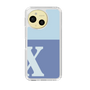 Slim Protection Case［ Original - initial two tone - X blue ］