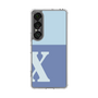 Slim Protection Case［ Original - initial two tone - X blue ］