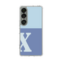 Slim Protection Case［ Original - initial two tone - X blue ］