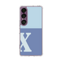 Slim Protection Case［ Original - initial two tone - X blue ］