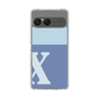 Slim Protection Case［ Original - initial two tone - X blue ］