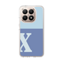 Slim Protection Case［ Original - initial two tone - X blue ］