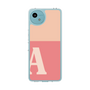 Slim Protection Case［ Original - initial two tone - A pink ］
