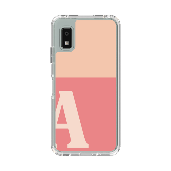Slim Protection Case［ Original - initial two tone - A pink ］