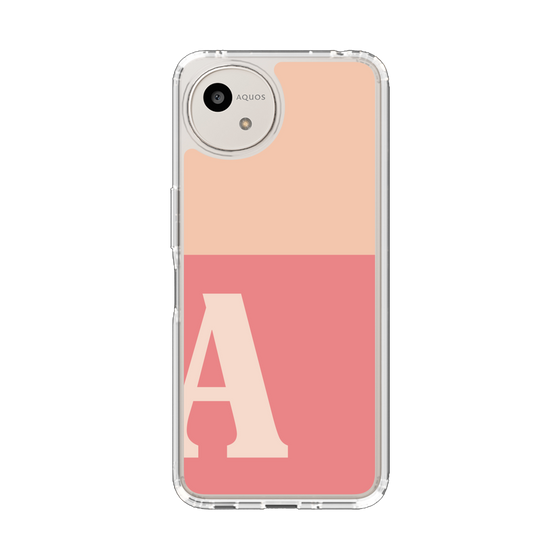 Slim Protection Case［ Original - initial two tone - A pink ］