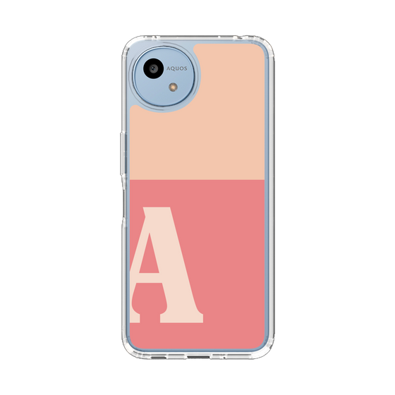 Slim Protection Case［ Original - initial two tone - A pink ］
