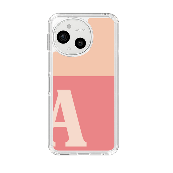 Slim Protection Case［ Original - initial two tone - A pink ］