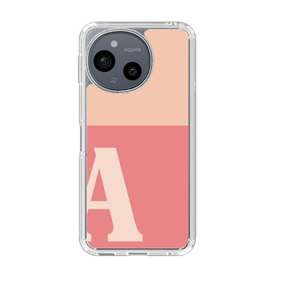 Slim Protection Case［ Original - initial two tone - A pink ］