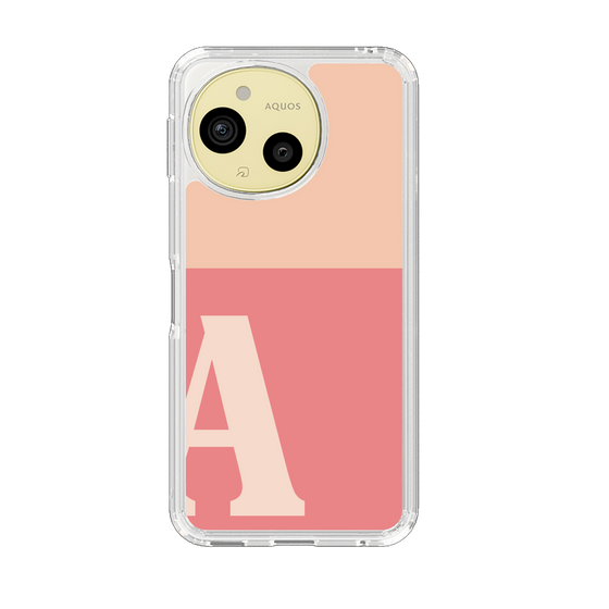 Slim Protection Case［ Original - initial two tone - A pink ］
