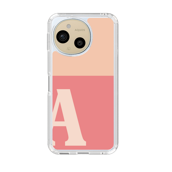 Slim Protection Case［ Original - initial two tone - A pink ］