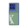 Slim Protection Case［ Original - initial two tone - X green ］