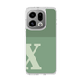 Slim Protection Case［ Original - initial two tone - X green ］