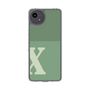 Slim Protection Case［ Original - initial two tone - X green ］