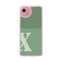 Slim Protection Case［ Original - initial two tone - X green ］