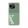 Slim Protection Case［ Original - initial two tone - X green ］
